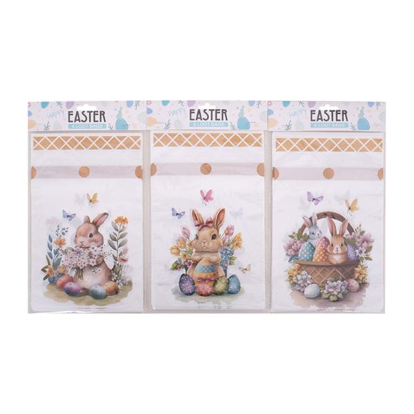 6 Pack Assorted Easter Loot Bag