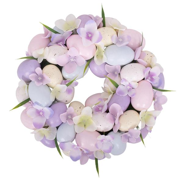 Lavender Easter Egg Wreath - 30cm