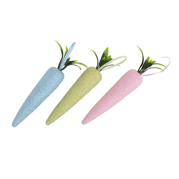 Assorted Jute Twine Carrot - 15cm x 4cm