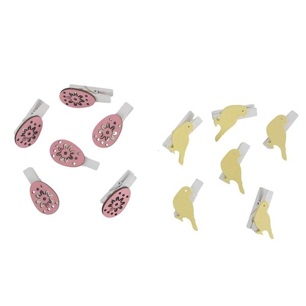 6 Pack Easter Pegs
