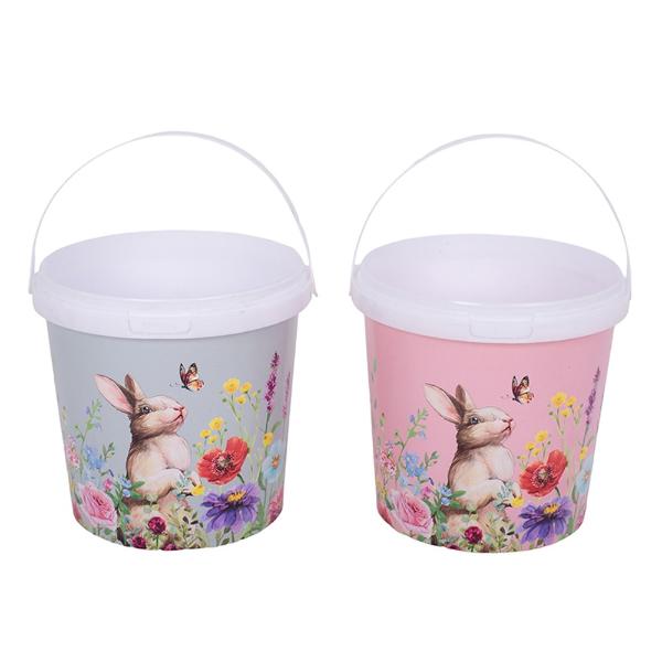 Plastic Easter Bucket - 14cm x 12.7cm