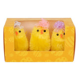 Load image into Gallery viewer, 3 Pack Chicks With Flower - 6cm