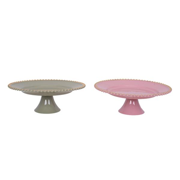 Mint Or Pink Cake Stand - 32cm x 11cm