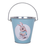 Load image into Gallery viewer, Metal Old World Easter Bucket - 11.5cm x 11cm