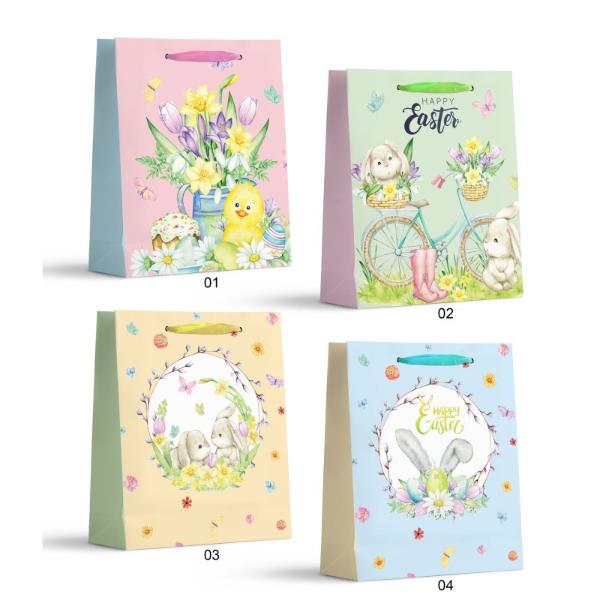 Easter Glitter Vintage Bag - 31cm x 40cm x 12cm