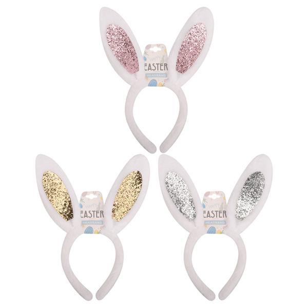 Glitter Bunny Ear Headband