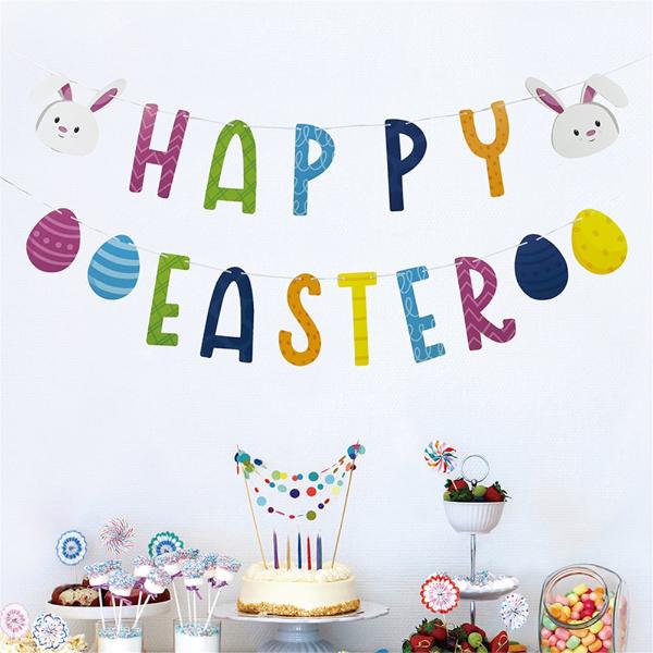 Happy Easter Paper Garland - 200cm