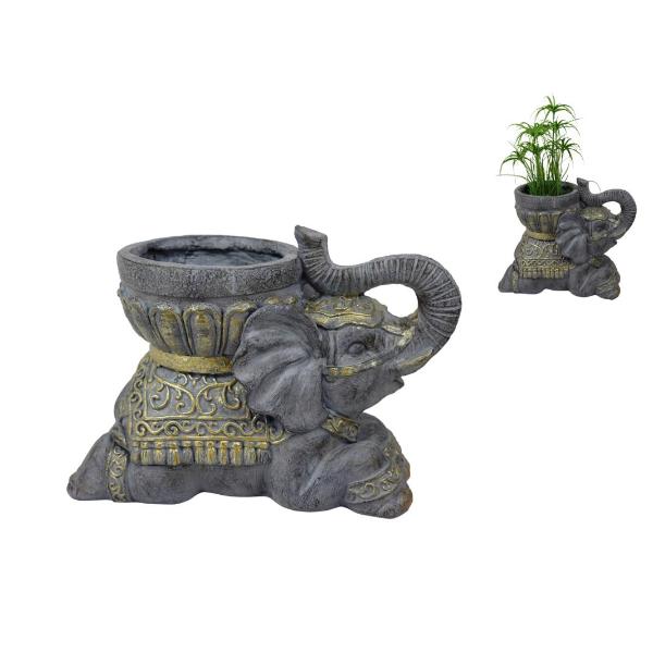 Garden Elephant Pot Holder - 38cm