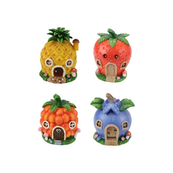 Fairy Garden Fruit Houses - 9cm