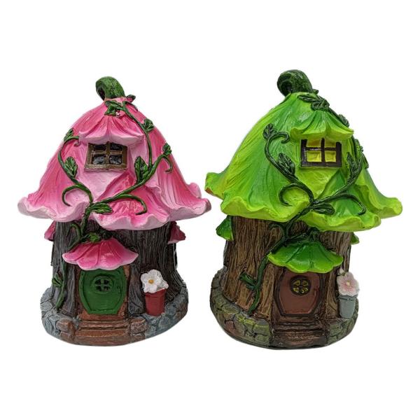 Fairy Garden Leaf House - 16cm