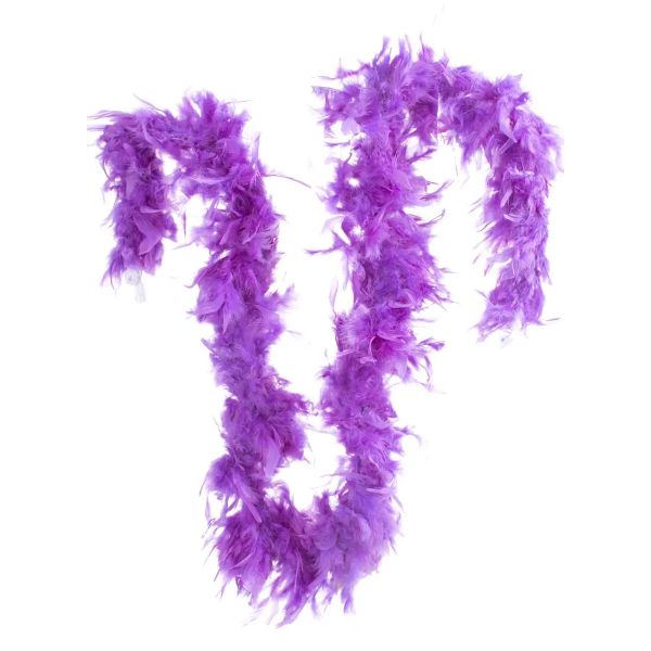 Purple 60g Feather Boa - 150cm