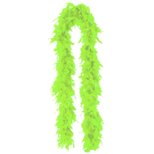 Lime 60g Feather Boa - 150cm