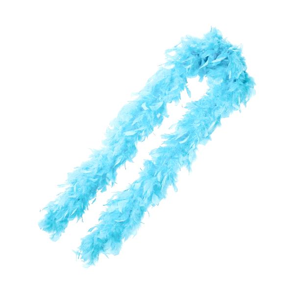 Light Blue 60g Feather Boa - 150cm