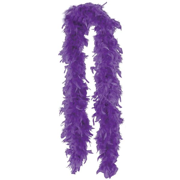 Dark Purple 60g Feather Boa - 150cm