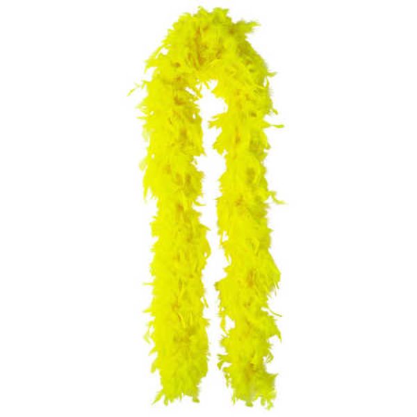 Yellow 60g Feather Boa - 150cm
