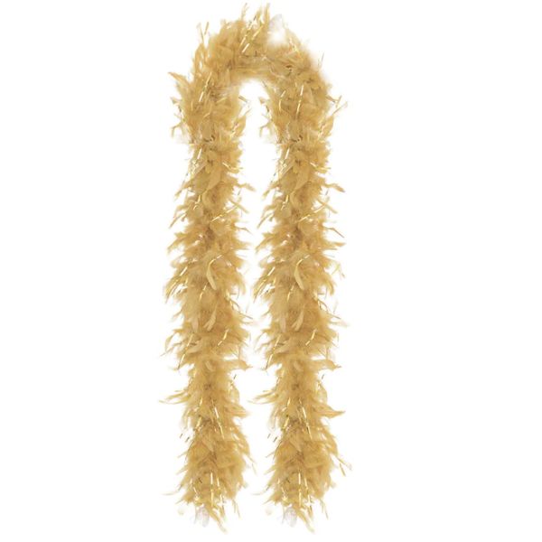 Brown 60g Feather Boa - 150cm