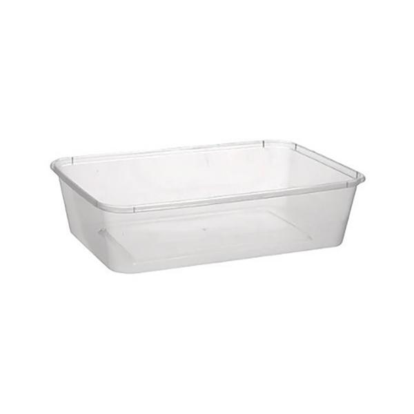 50 Pack Reusable Food Containers - 500ml