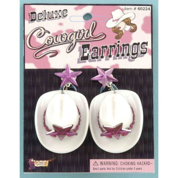 Deluxe Cowgirl Hat Earrings