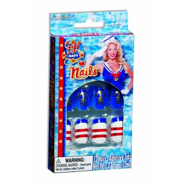 LADY IN THE NAVY FINGER NAILS