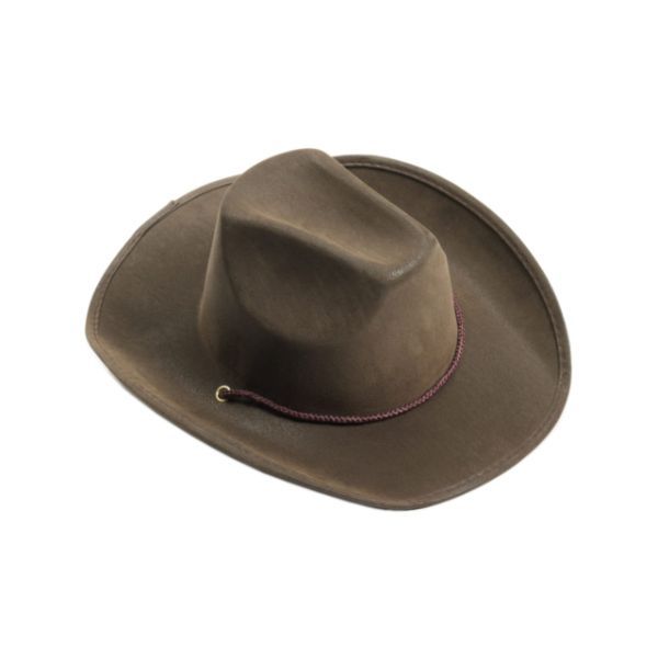 Brown Deluxe Suede Cowboy Hat