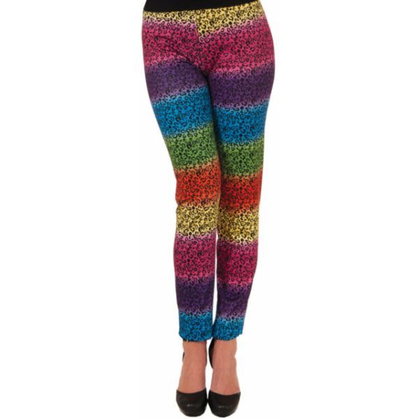 LEGGINGS-RAINBOW LEOPARD