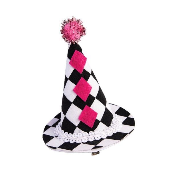 Adult Mini Clown Circus Fancy Hat