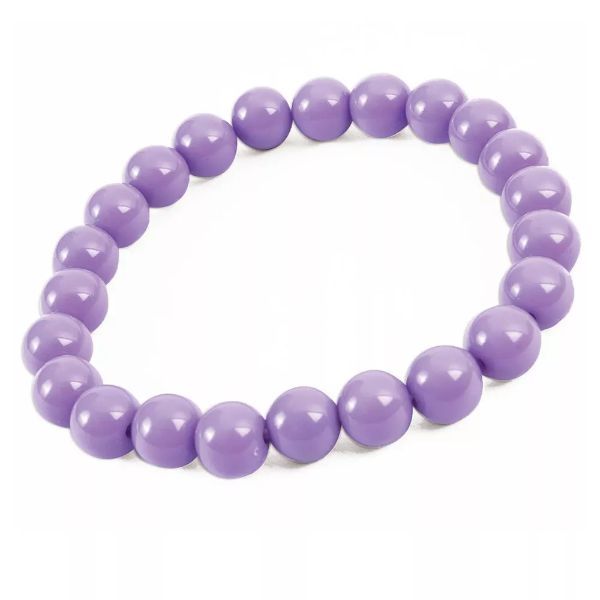 Lavender Big Pearls Bracelet