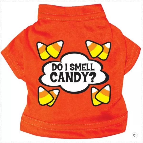 Red Do I Smell Candy Pet T-Shirt