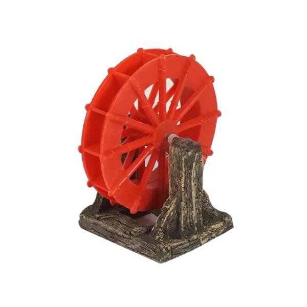 Red Turning Wheel Decoration - 6cm x 8cm x 10cm