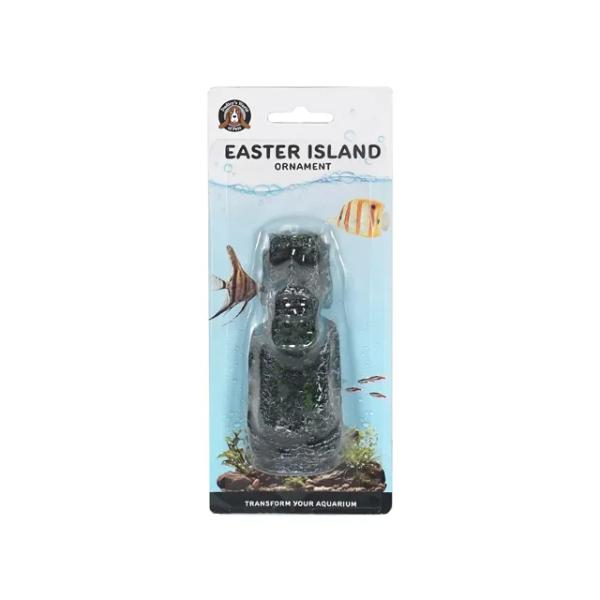 Charcoal Island Figurine Decoration - 5.1cm x 4.2cm x 11.8cm