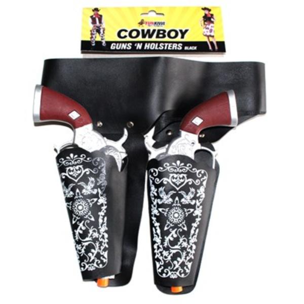 Black Cowgirl Gun Set