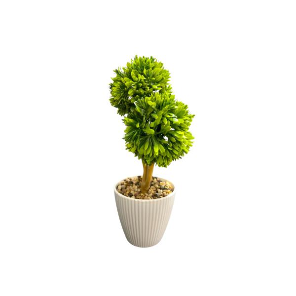 2 Ball Leaf Pot - 30cm