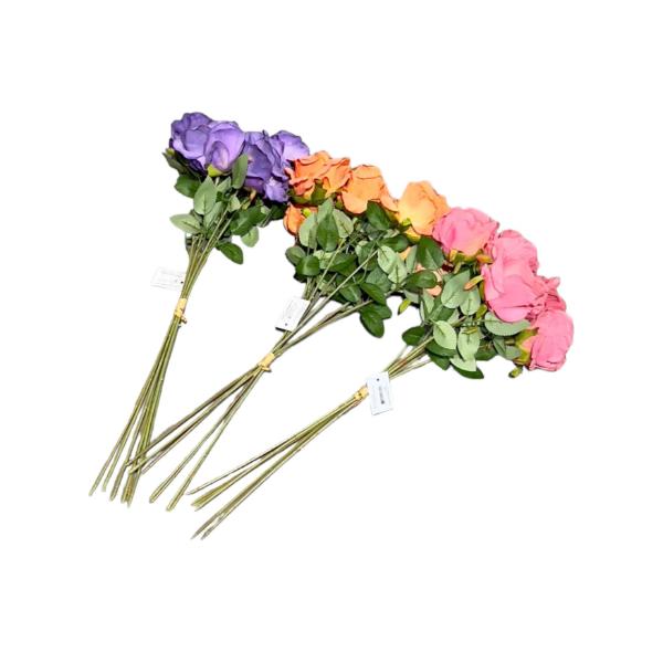 7 Heads Event Rose Bouquet - 52cm