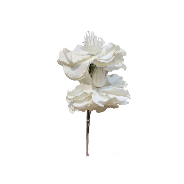 2 Head Foam Rose Spray - 110cm