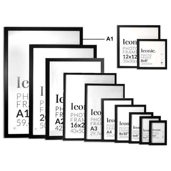 Black A1 Iconic Frame - 59.4cm x 84.1cm