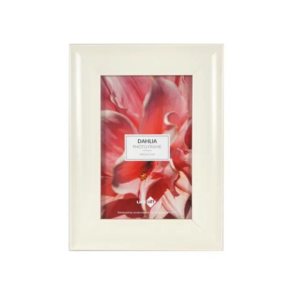 Ivory Dahlia Frame - 10cm x 15cm