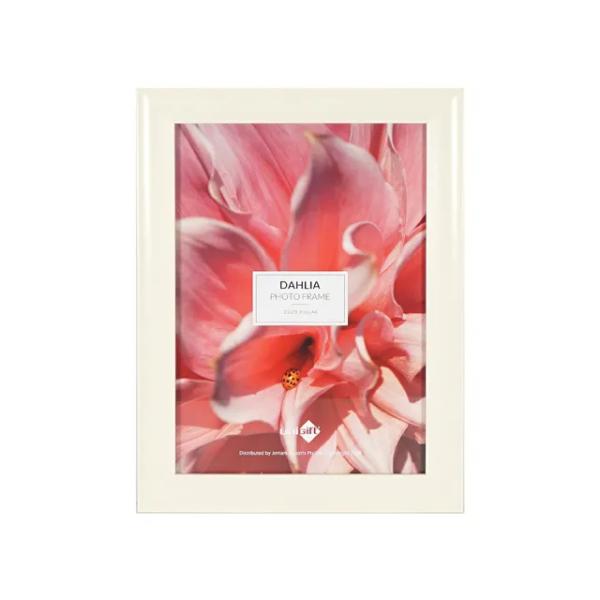 Ivory Dahlia Frame - 21cm x 29.7cm