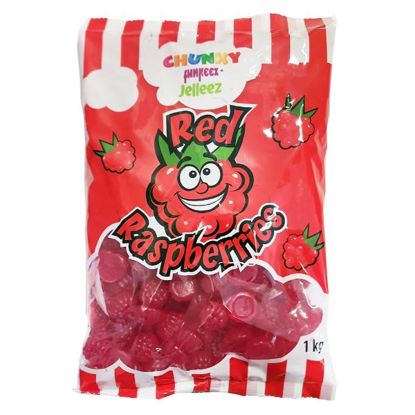 Chunky Red Jelleez Raspberries - 1kg