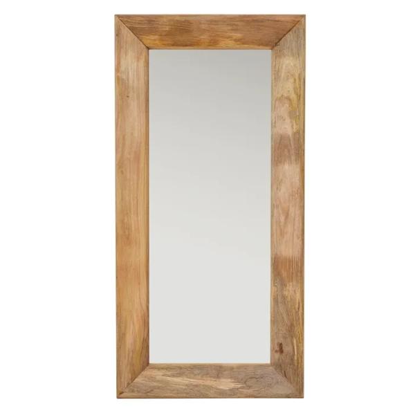Piastri Natural Wood Rectangle Mirror - 90cm x 180cm