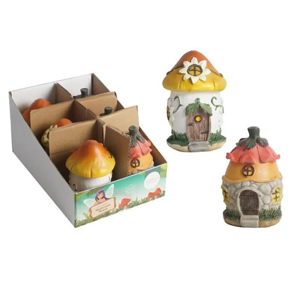Large Fairy Garden Mushroom House - 8.7cm x 8.7cm x 12.7cm