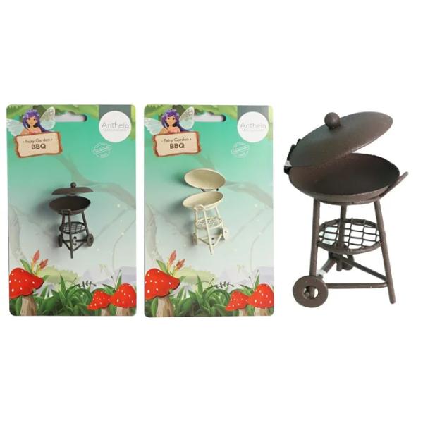 Fairy Garden Metal BBQ - 3cm x 7cm