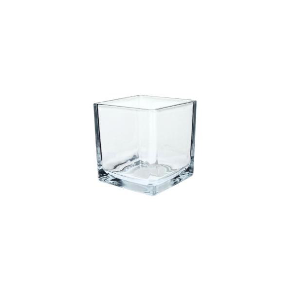 Clear Glass Cube - 8cm x 8cm x 8cm