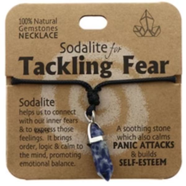 Tackling Fear Gemstone Necklace