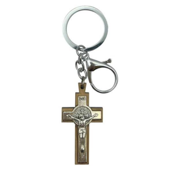 Wood & Metal Jesus Cross (10)