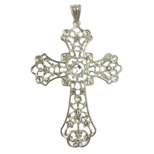 Hollow Cross Silver (30)