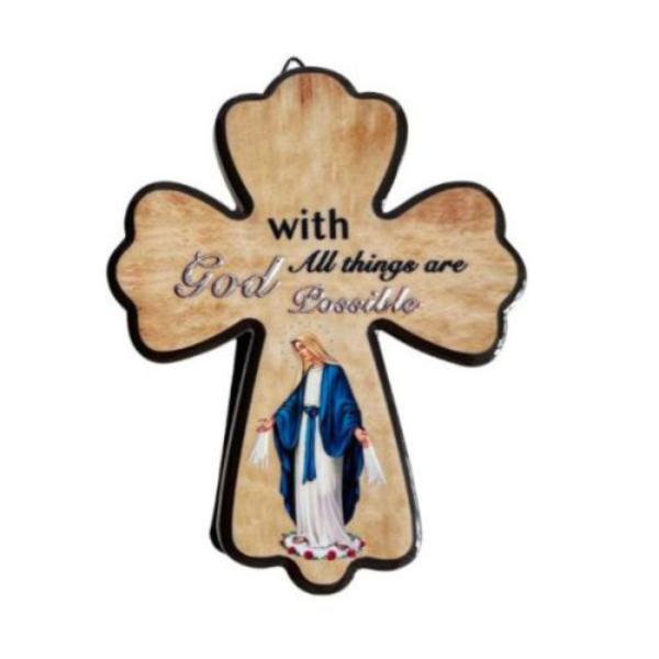 Religious Ceramic Stand With Image - 10cm x 12cm