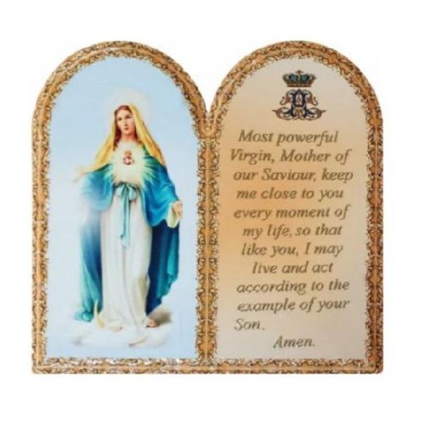 Religious Ceramic Circular Top Shape Stand - 19cm x 20cm