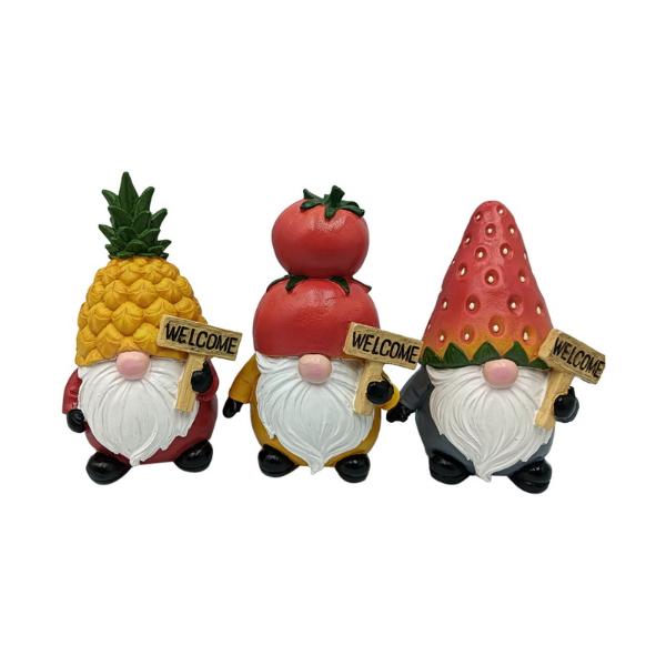 Gnome With Fruit Head - 15cm