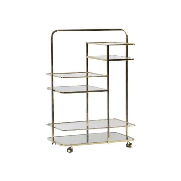 Gold Mirror Drink Trolley - 71cm x 100cm