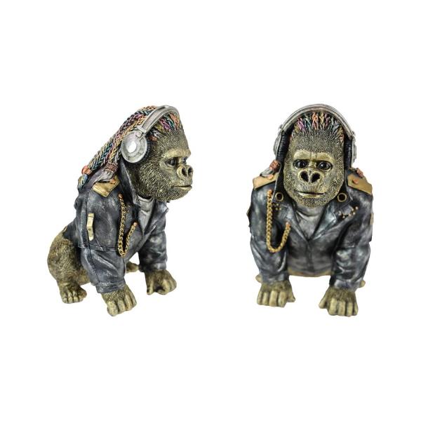 Reggae Gorilla With black Jacket - 34cm